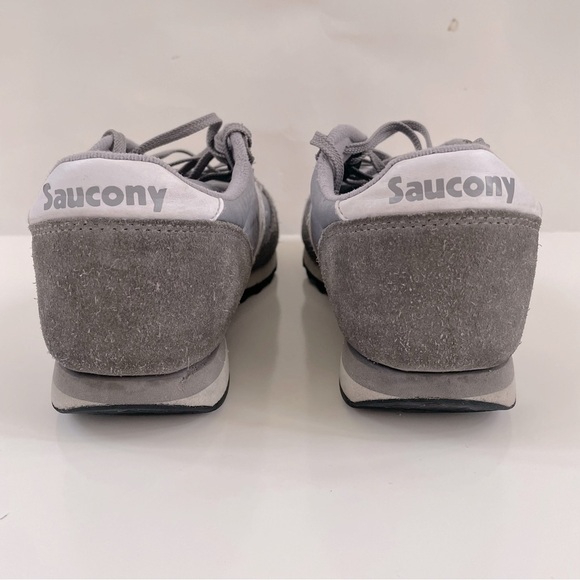 Saucony Youth Boys Grey Gray White Original Jazz Sneakers Big Kid Size 5 EU37 - Picture 6 of 8